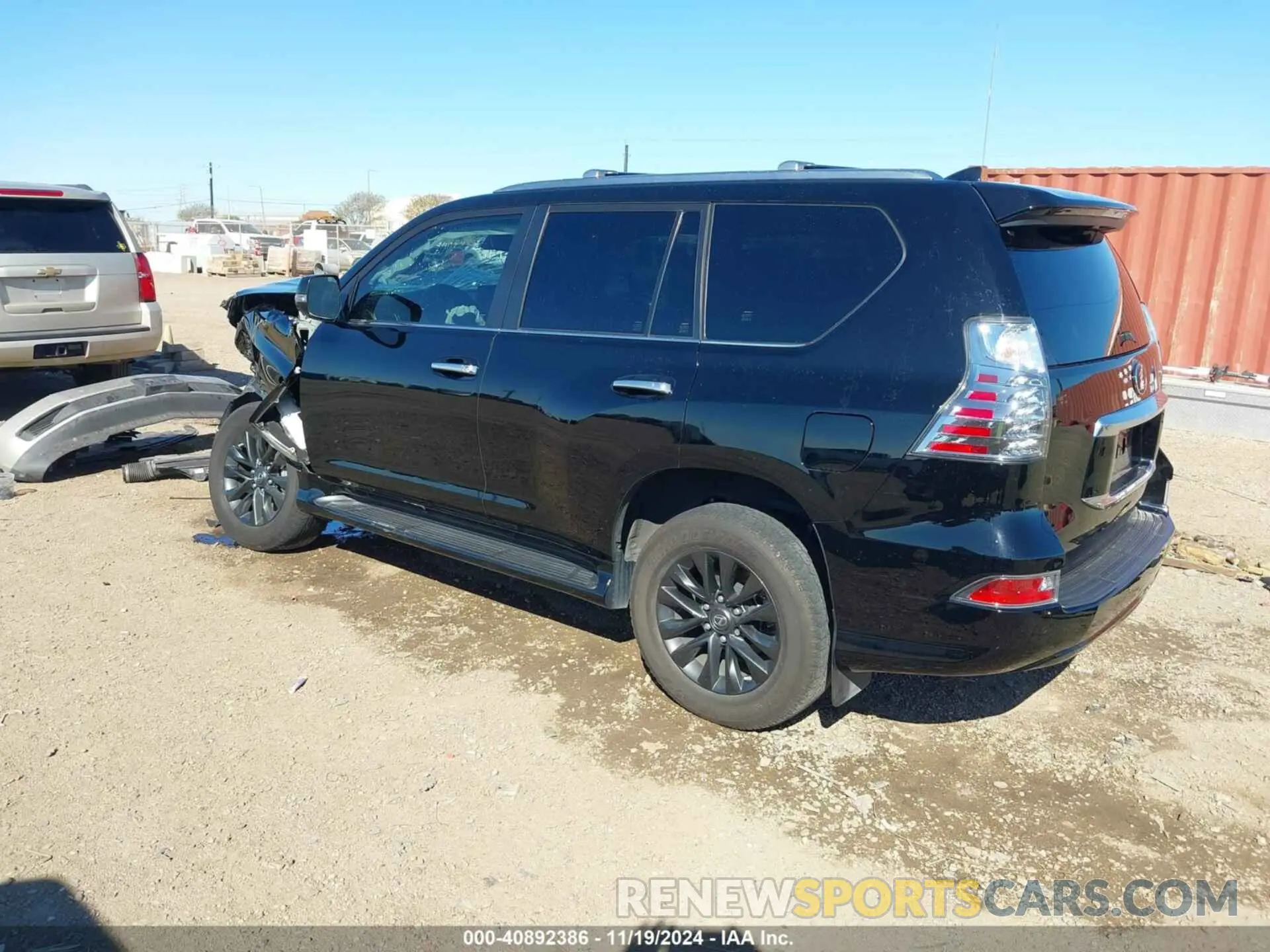 3 fotografías del automóvil dañado JTJAM7BX0P5344529 LEXUS GX 460 2023