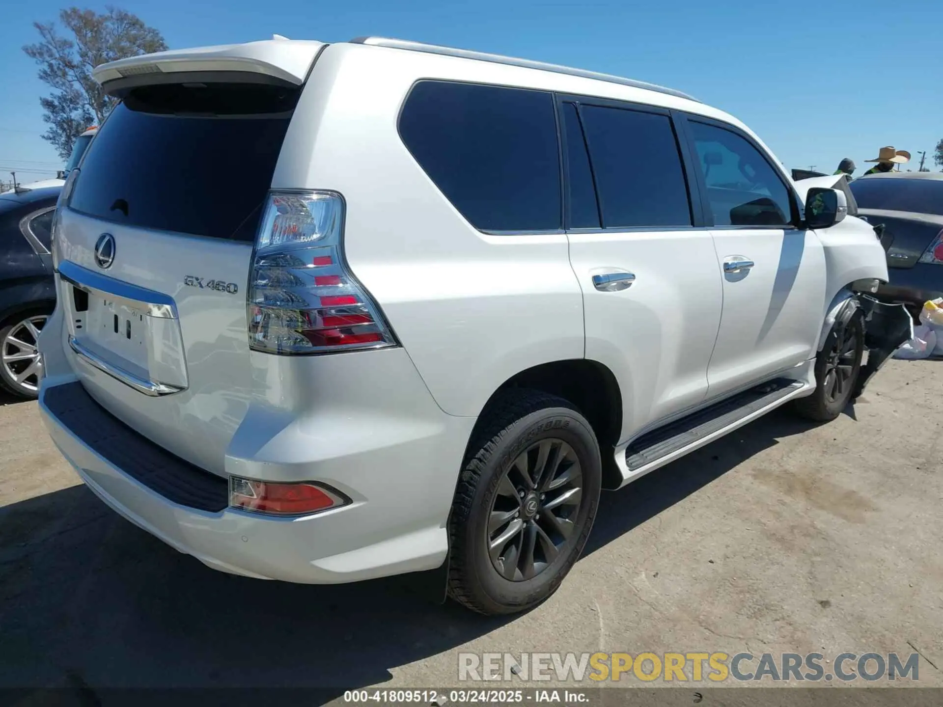 4 fotografías del automóvil dañado JTJAM7BX0P5372248 LEXUS GX 460 2023