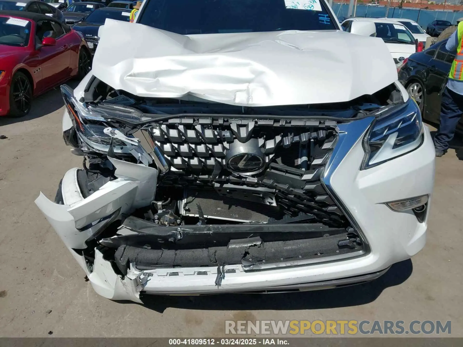 6 fotografías del automóvil dañado JTJAM7BX0P5372248 LEXUS GX 460 2023