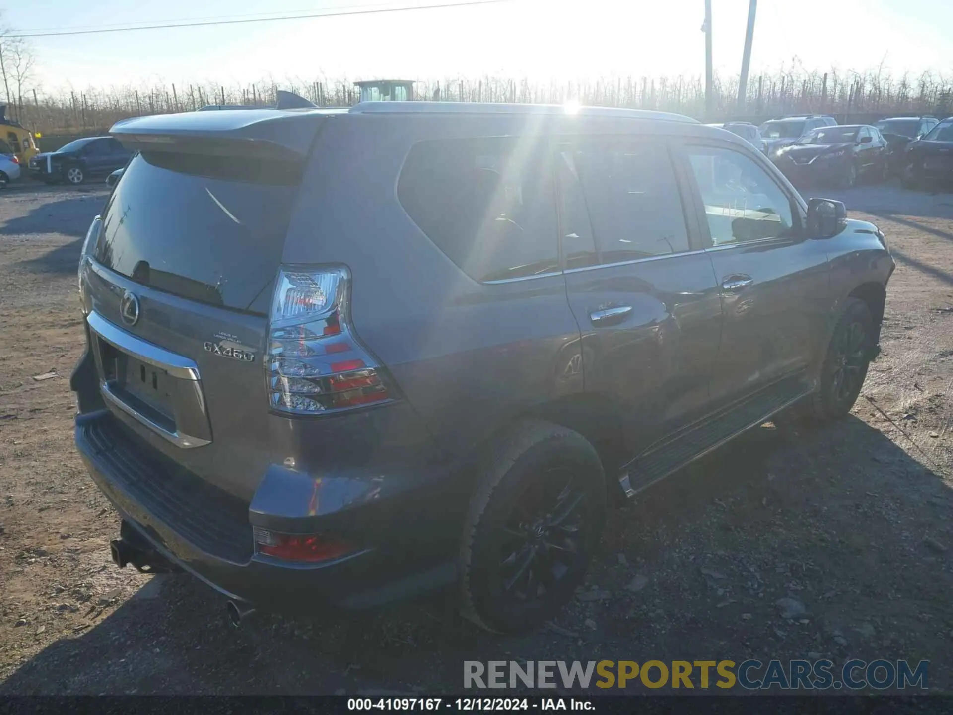 4 fotografías del automóvil dañado JTJAM7BX5P5375937 LEXUS GX 460 2023