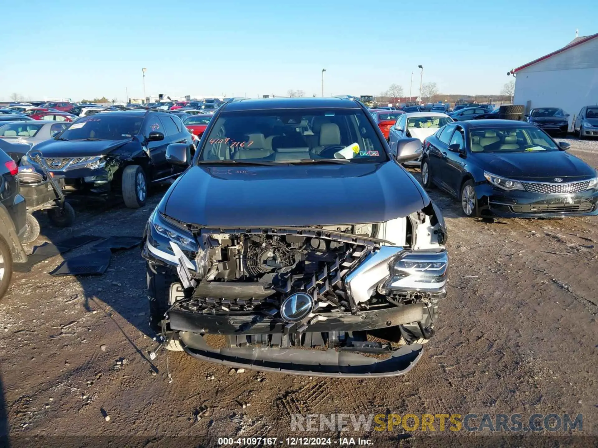 6 fotografías del automóvil dañado JTJAM7BX5P5375937 LEXUS GX 460 2023