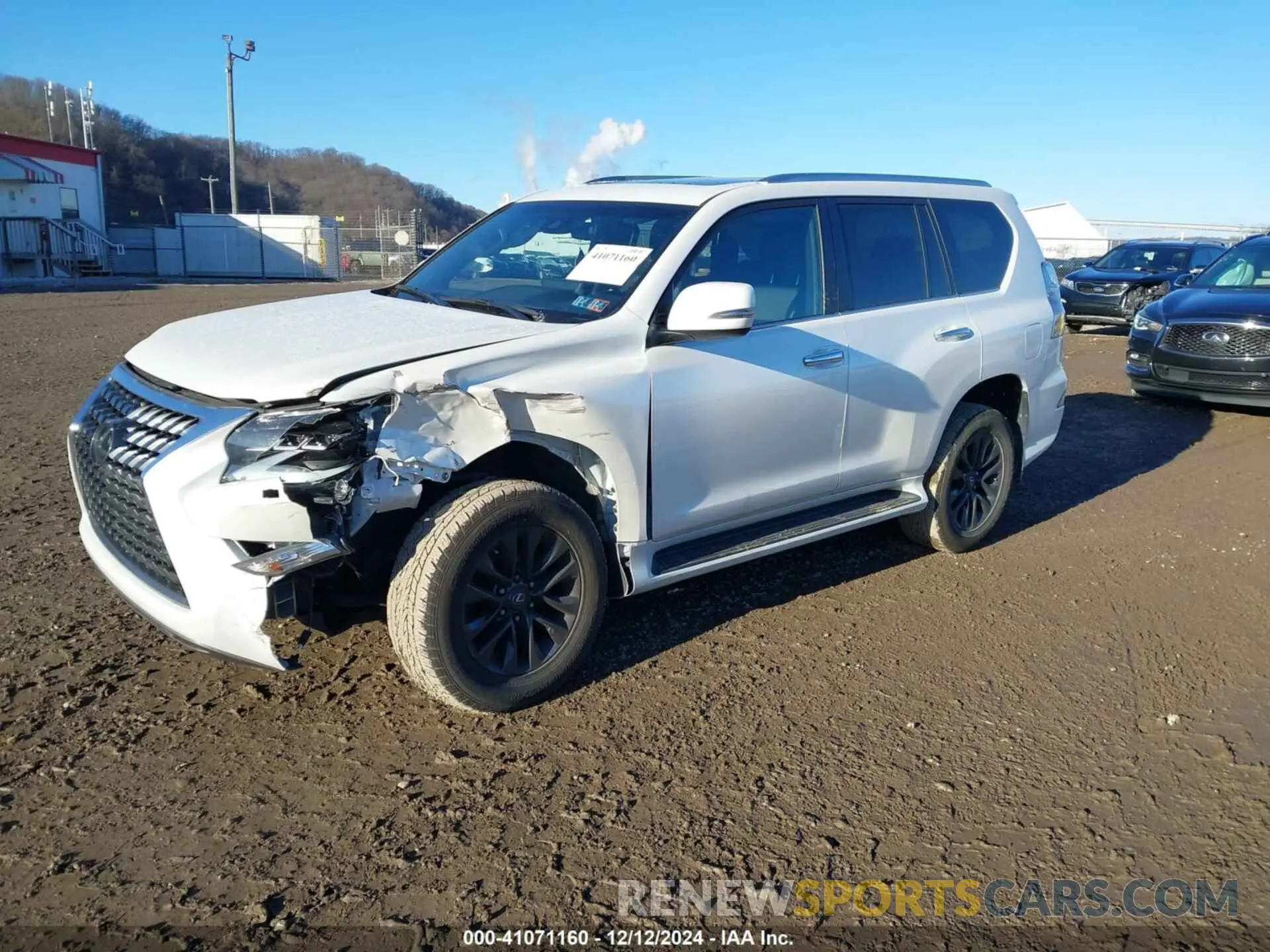 2 fotografías del automóvil dañado JTJAM7BX9P5346988 LEXUS GX 460 2023