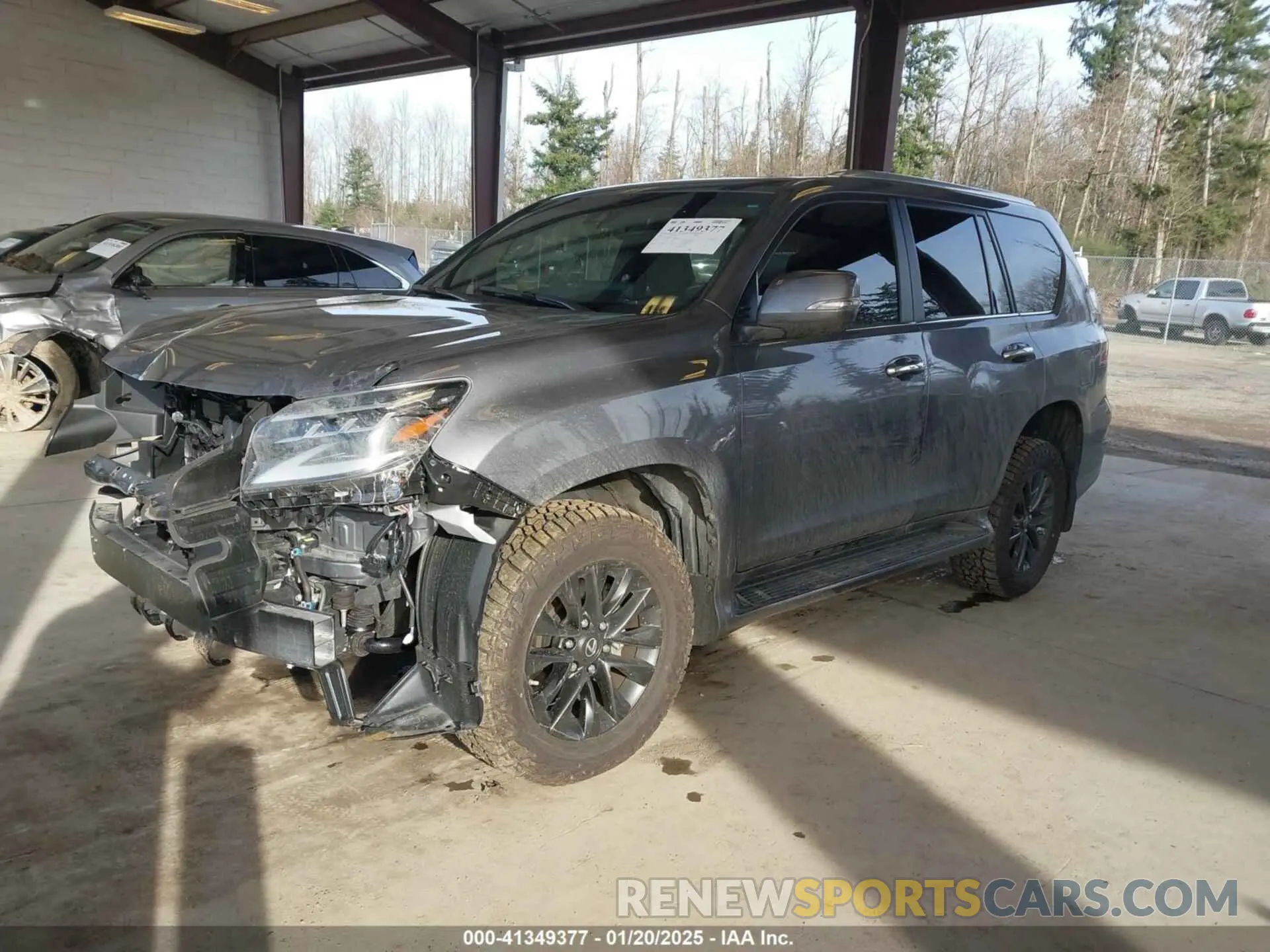 2 fotografías del automóvil dañado JTJAM7BX9P5349728 LEXUS GX 460 2023