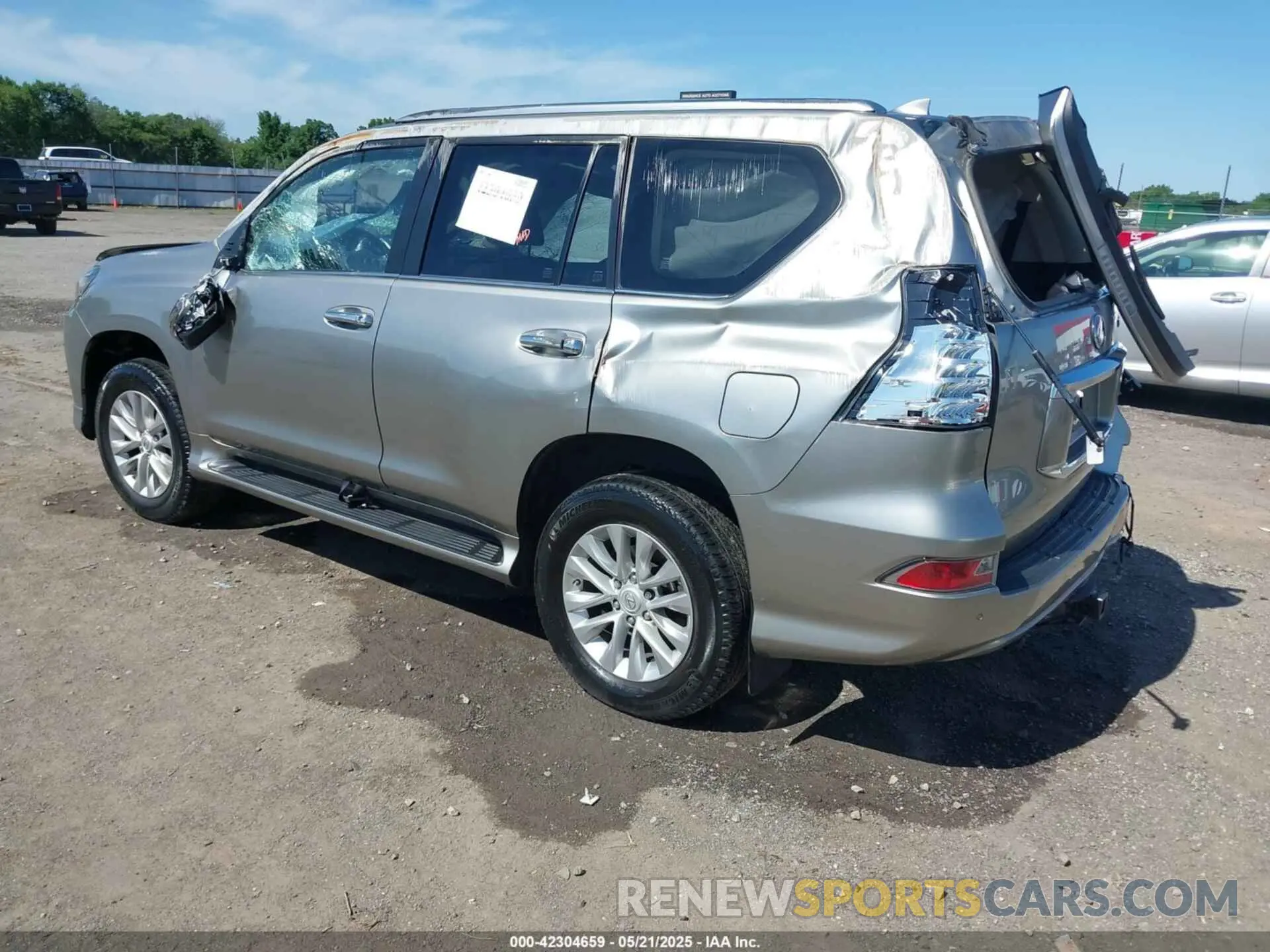 3 fotografías del automóvil dañado JTJAM7BX9P5355304 LEXUS GX 460 2023