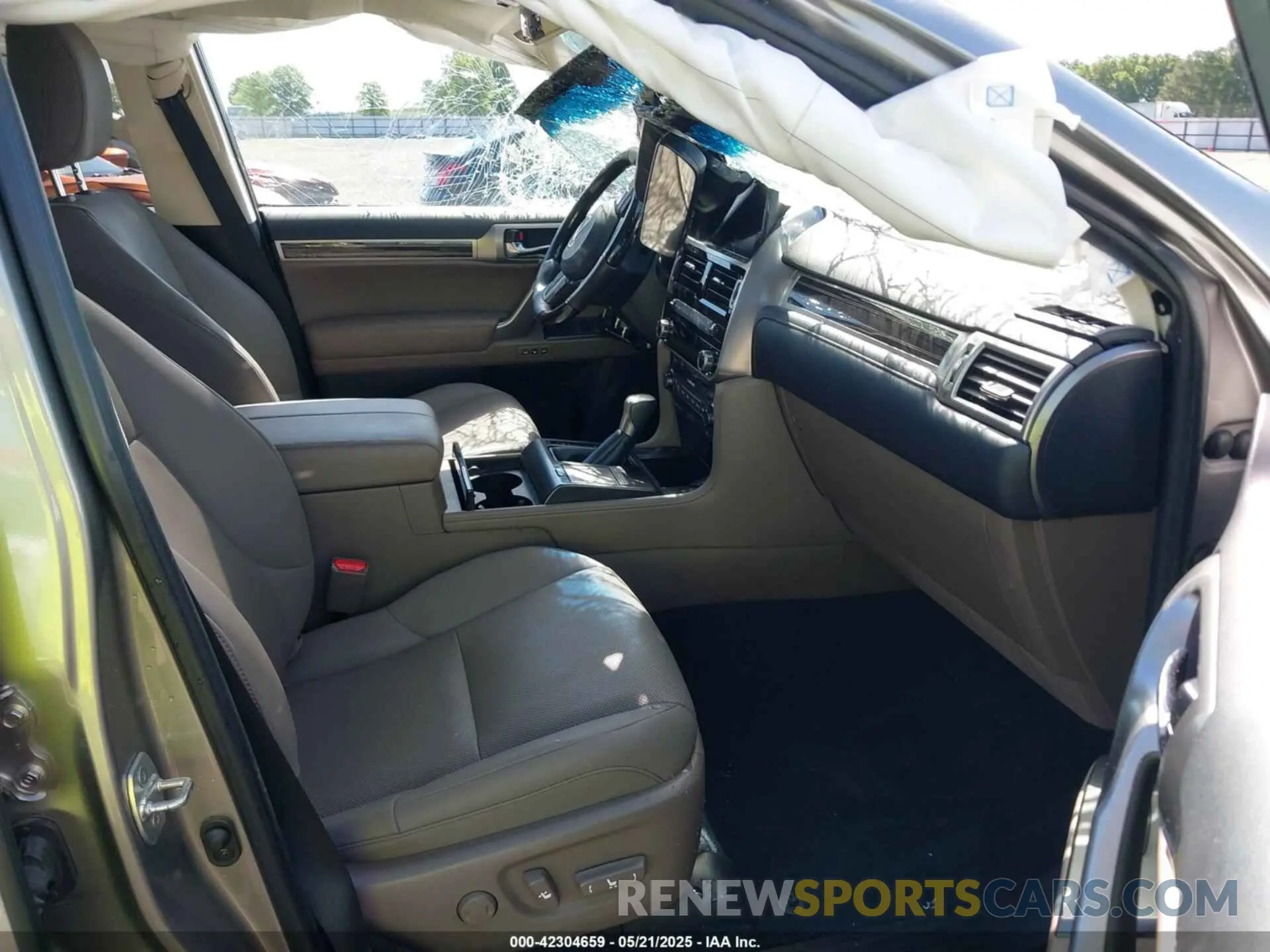 5 fotografías del automóvil dañado JTJAM7BX9P5355304 LEXUS GX 460 2023