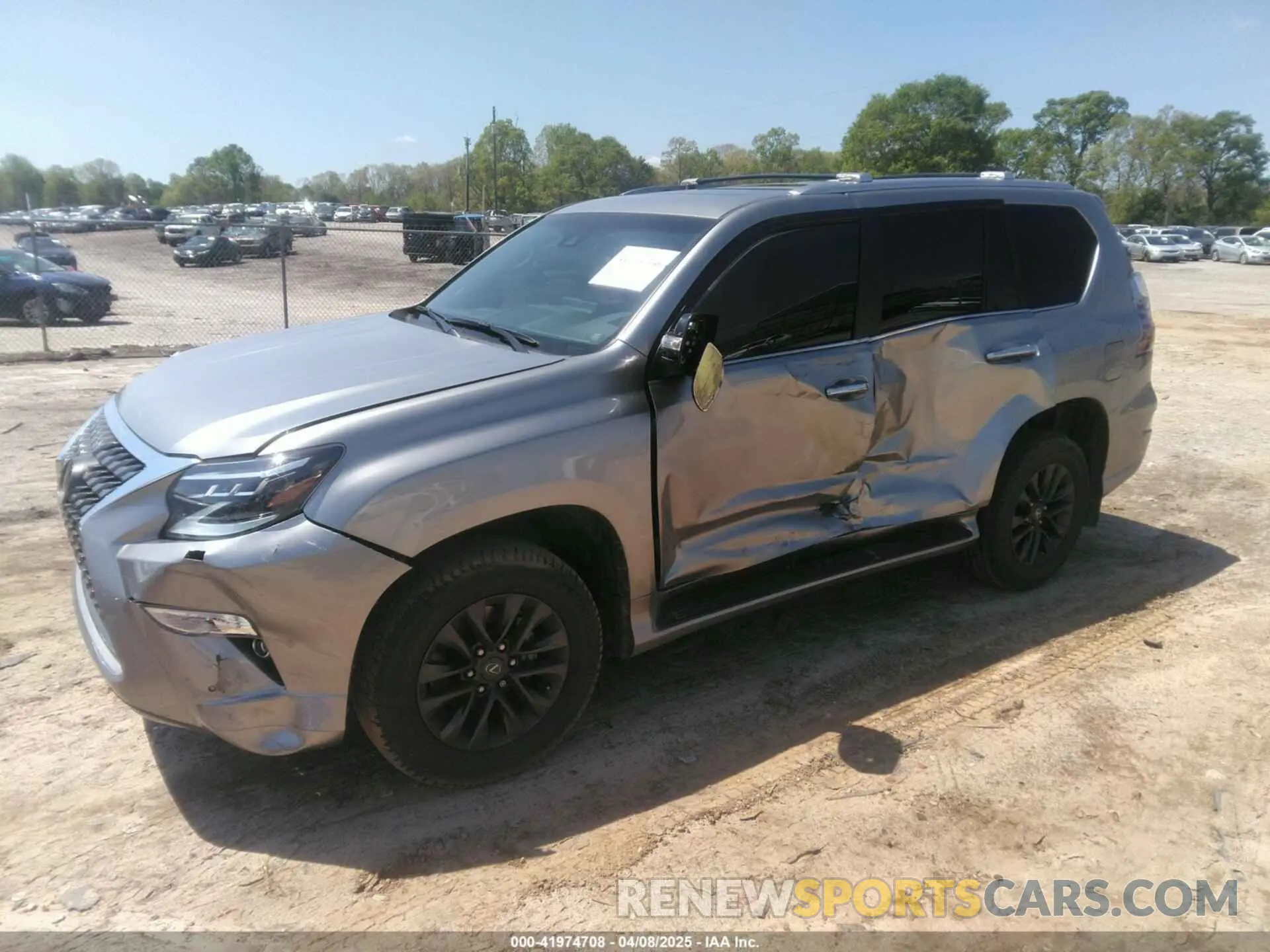 2 fotografías del automóvil dañado JTJAM7BX9P5357070 LEXUS GX 460 2023