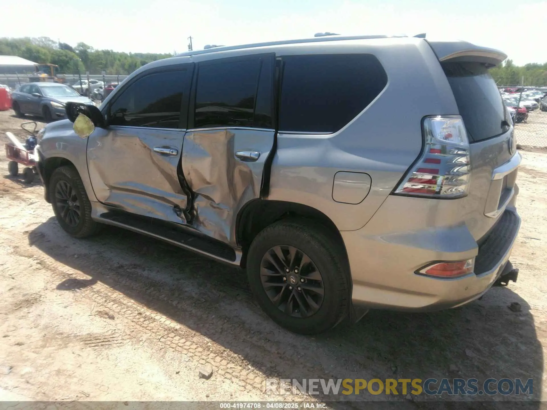 3 fotografías del automóvil dañado JTJAM7BX9P5357070 LEXUS GX 460 2023