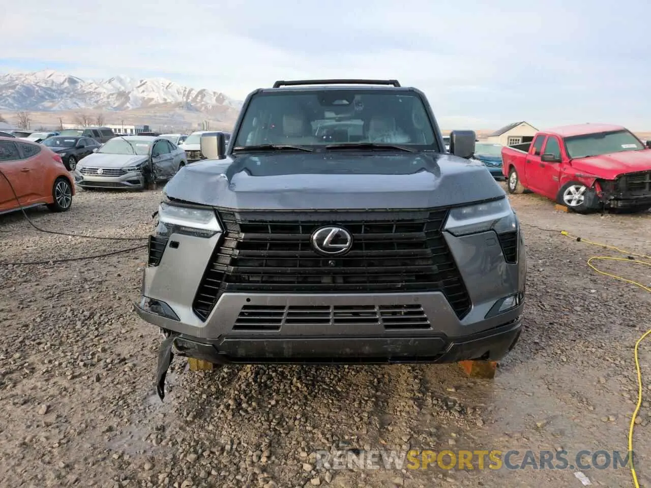 5 fotografías del automóvil dañado JTJVBCDX7R5015696 LEXUS GX 550 LUX 2024