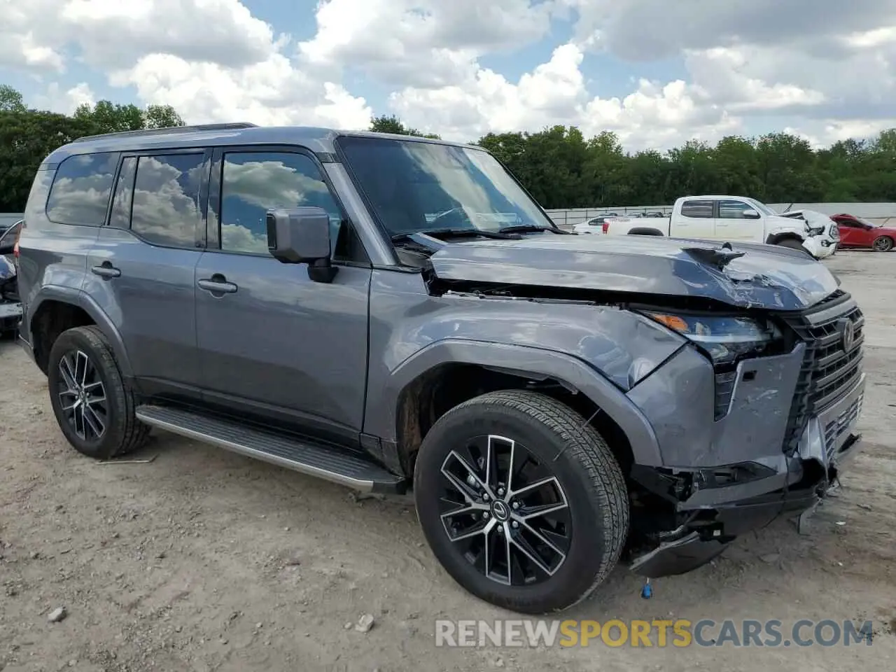 4 fotografías del automóvil dañado JTJTBCDX1R5027690 LEXUS GX 550 PRE 2024