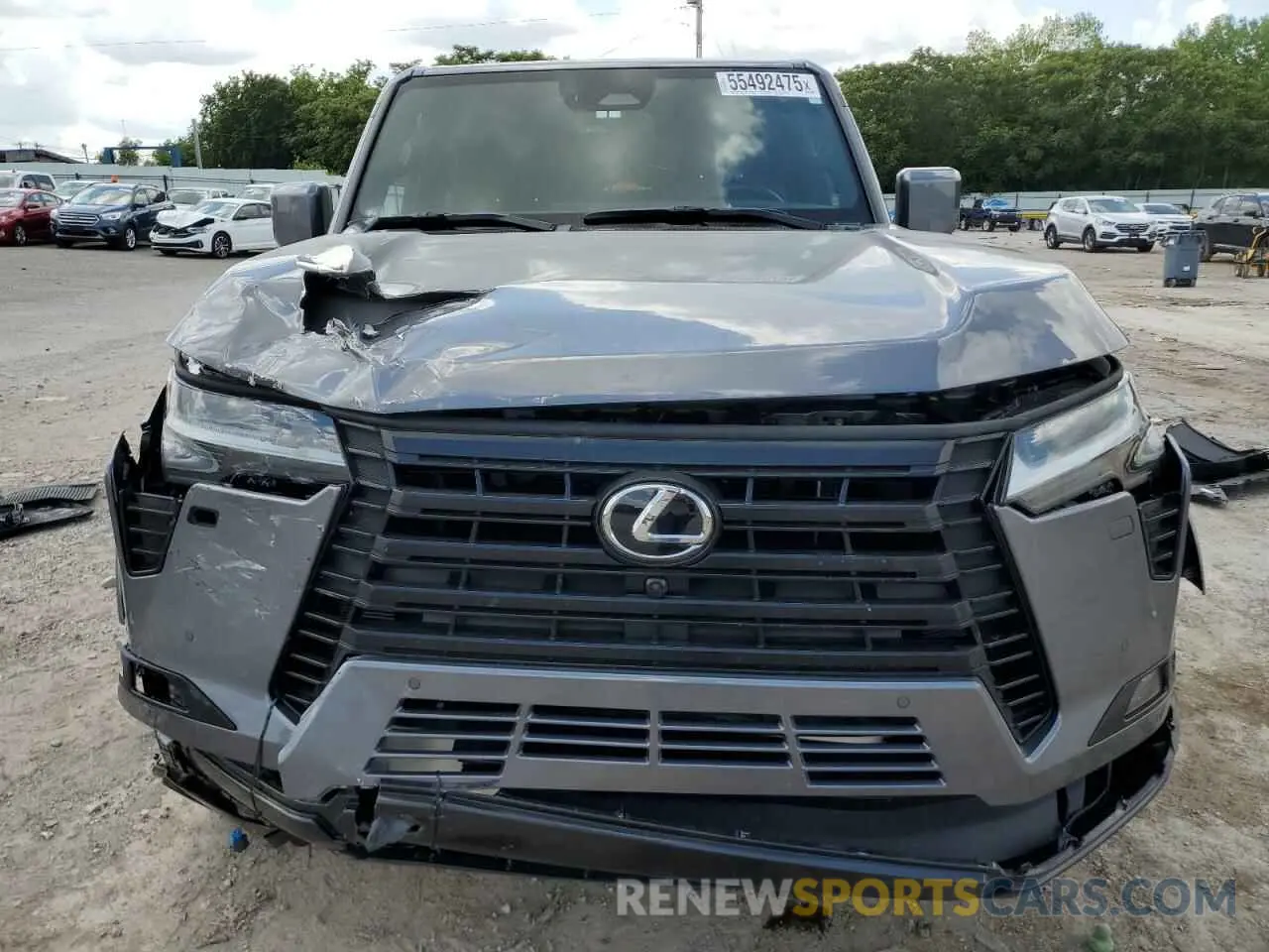 5 fotografías del automóvil dañado JTJTBCDX1R5027690 LEXUS GX 550 PRE 2024