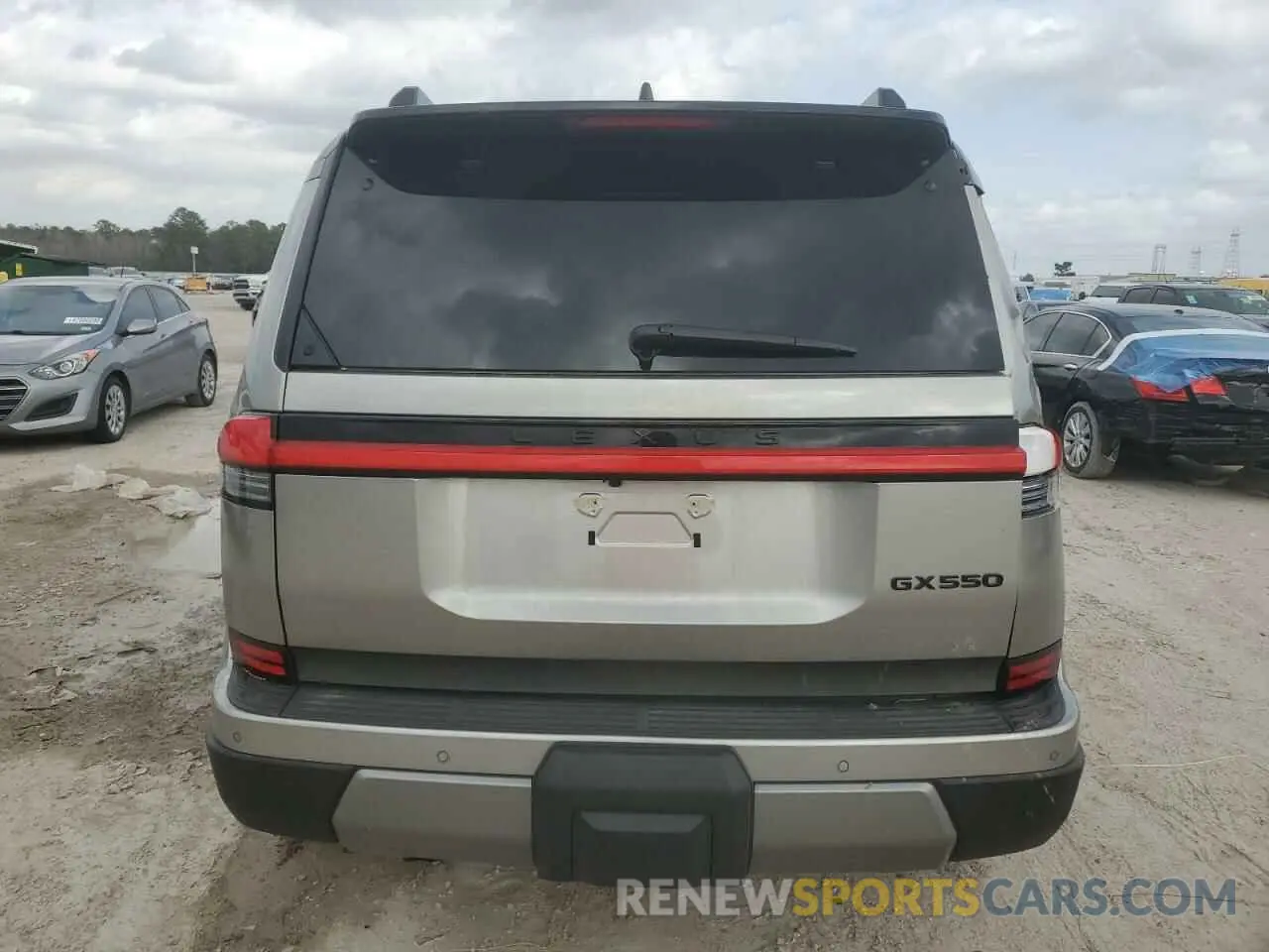 6 fotografías del automóvil dañado JTJTBCDX3R5019851 LEXUS GX 550 PRE 2024