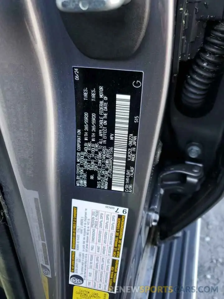 13 fotografías del automóvil dañado JTJTBCDX6R5011596 LEXUS GX 550 PRE 2024