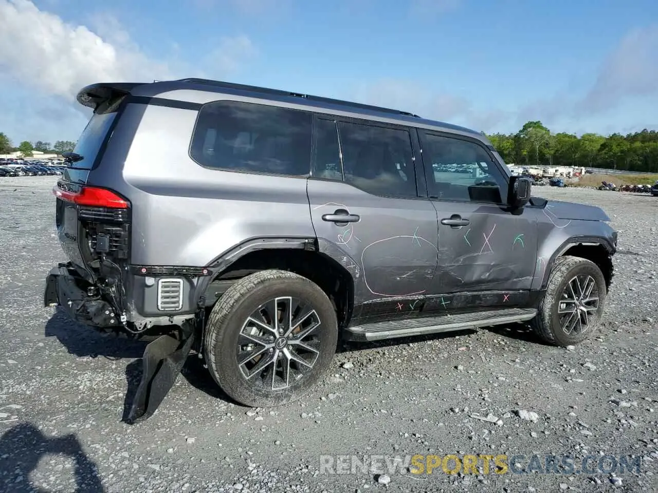 3 fotografías del automóvil dañado JTJTBCDX6R5011596 LEXUS GX 550 PRE 2024