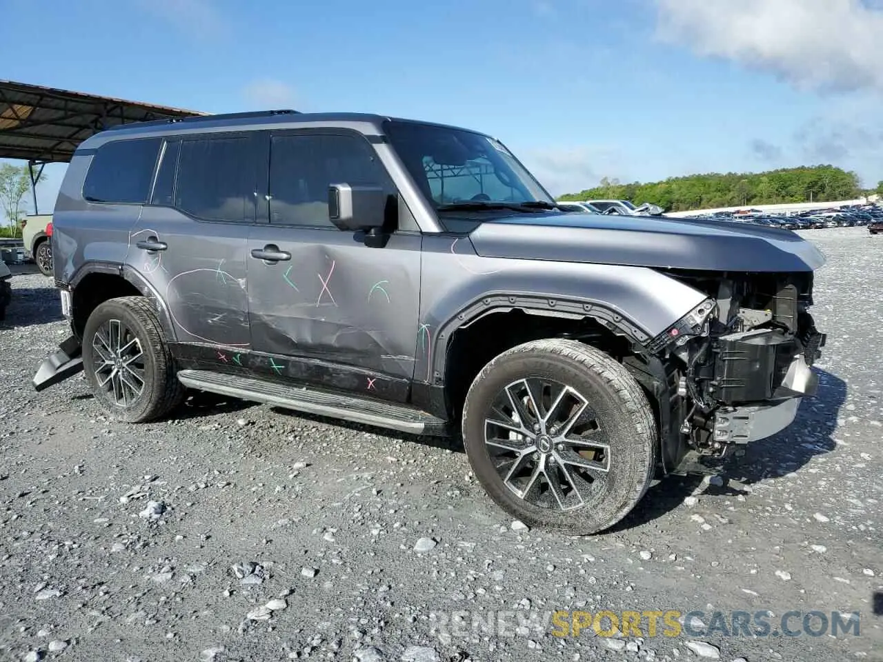 4 fotografías del automóvil dañado JTJTBCDX6R5011596 LEXUS GX 550 PRE 2024