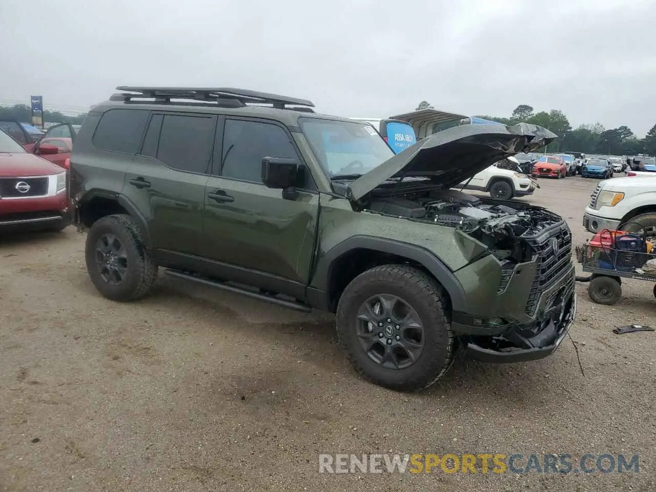 4 fotografías del automóvil dañado JTJTBCDXXR5014176 LEXUS GX 550 PRE 2024