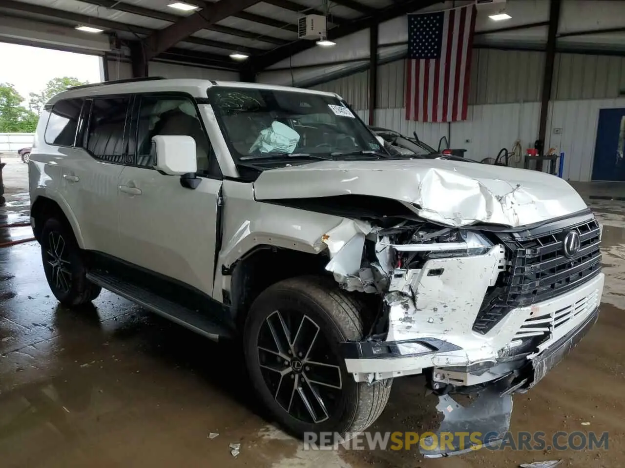 4 fotografías del automóvil dañado JTJTBCDXXR5023847 LEXUS GX 550 PRE 2024