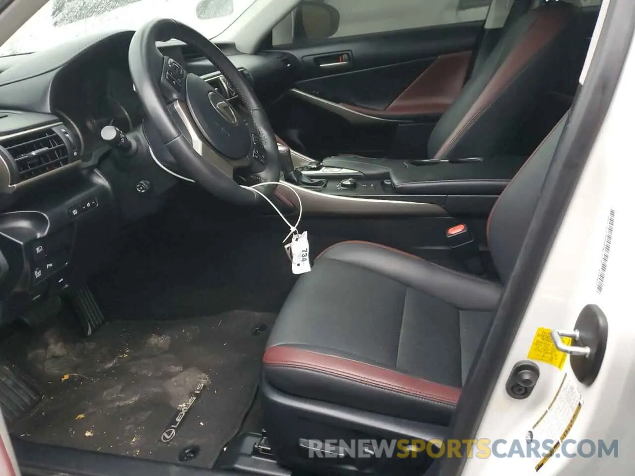 7 fotografías del automóvil dañado JTHBA1D20K5087572 LEXUS IS 2019