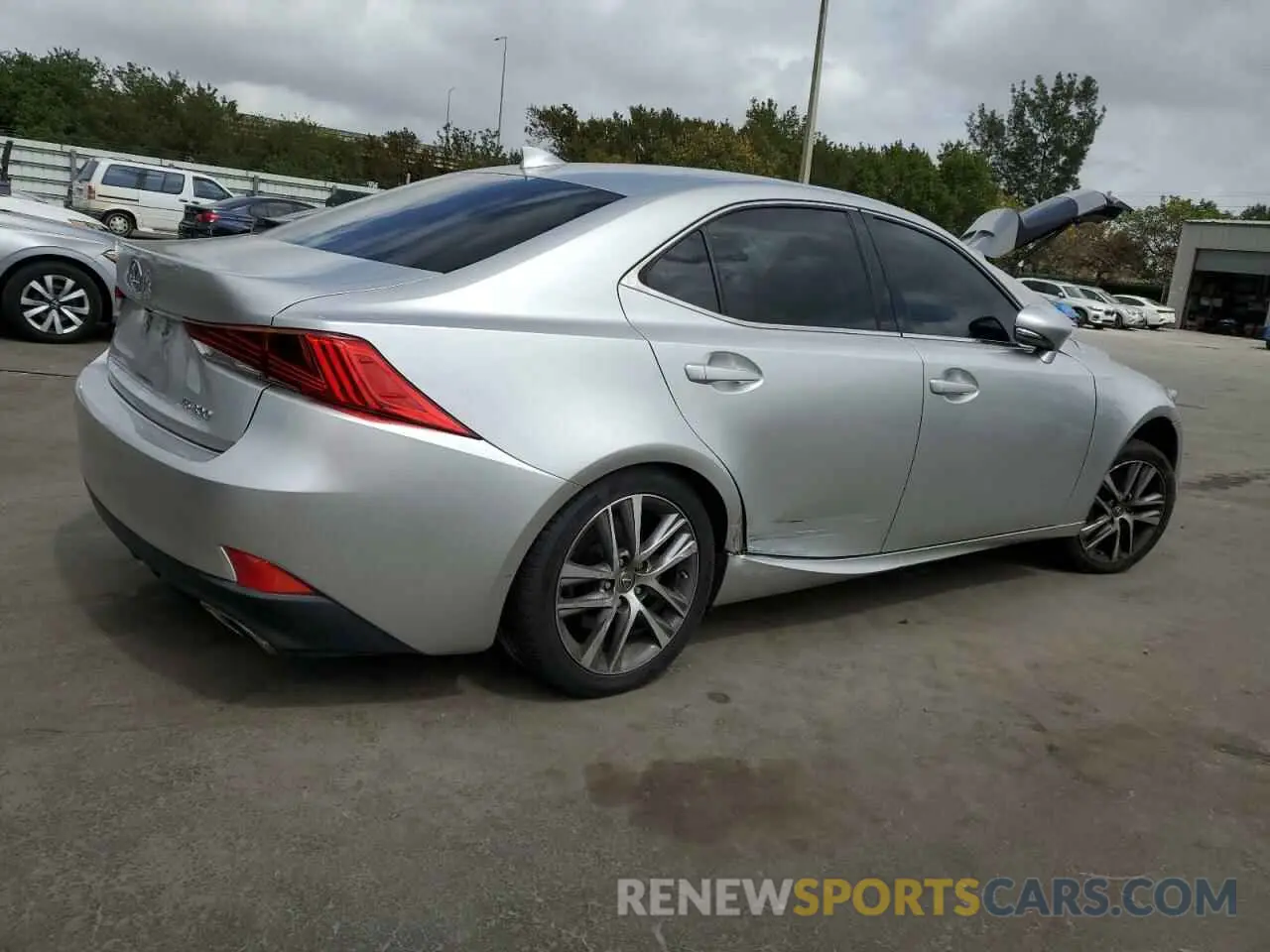 3 fotografías del automóvil dañado JTHBA1D20K5094330 LEXUS IS 2019