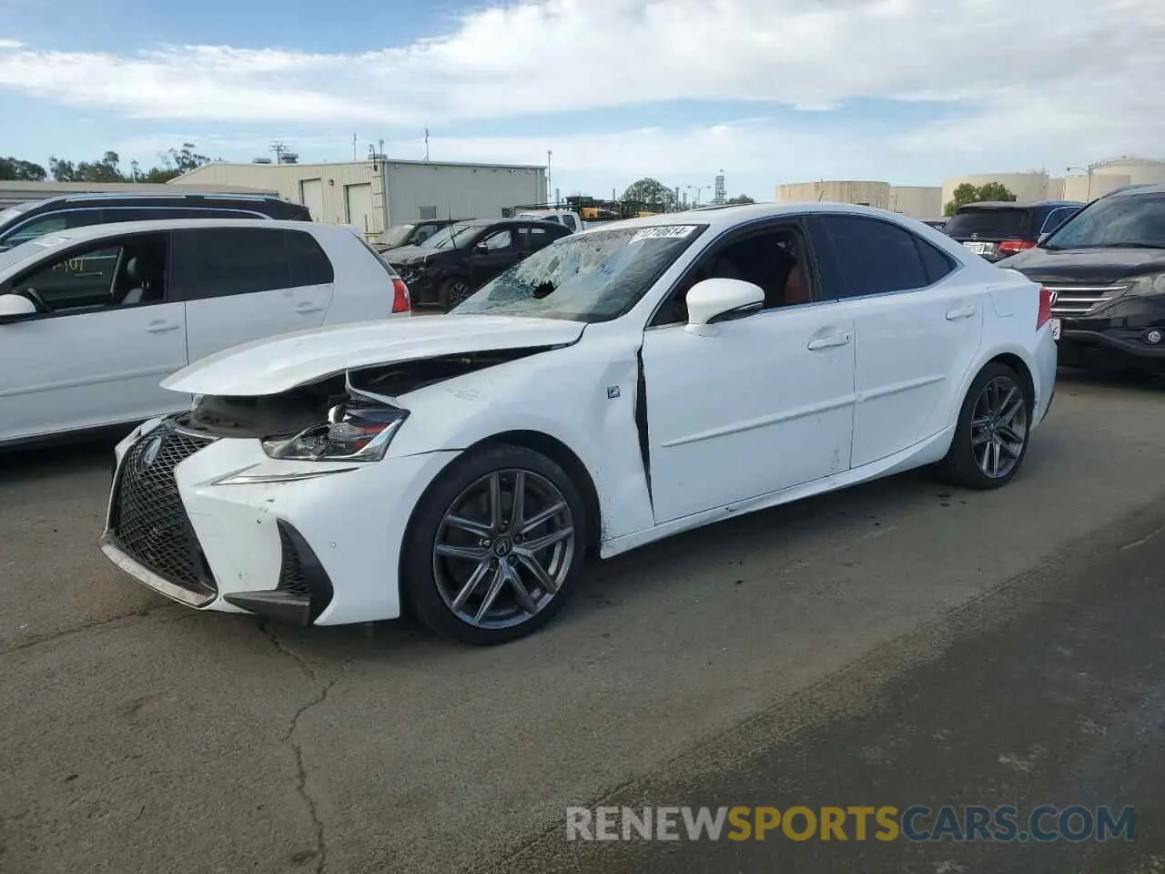 1 fotografías del automóvil dañado JTHBA1D20K5098698 LEXUS IS 2019