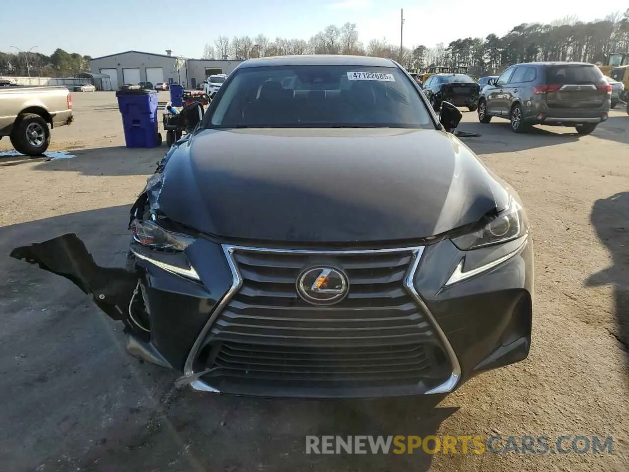 5 fotografías del automóvil dañado JTHBA1D21K5084759 LEXUS IS 2019