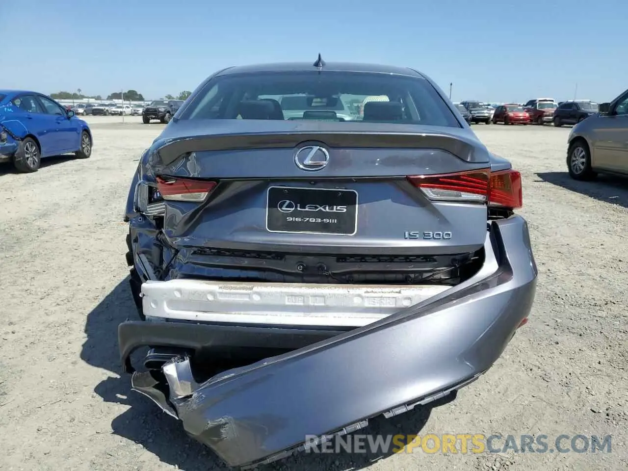 6 fotografías del automóvil dañado JTHBA1D22K5084267 LEXUS IS 2019