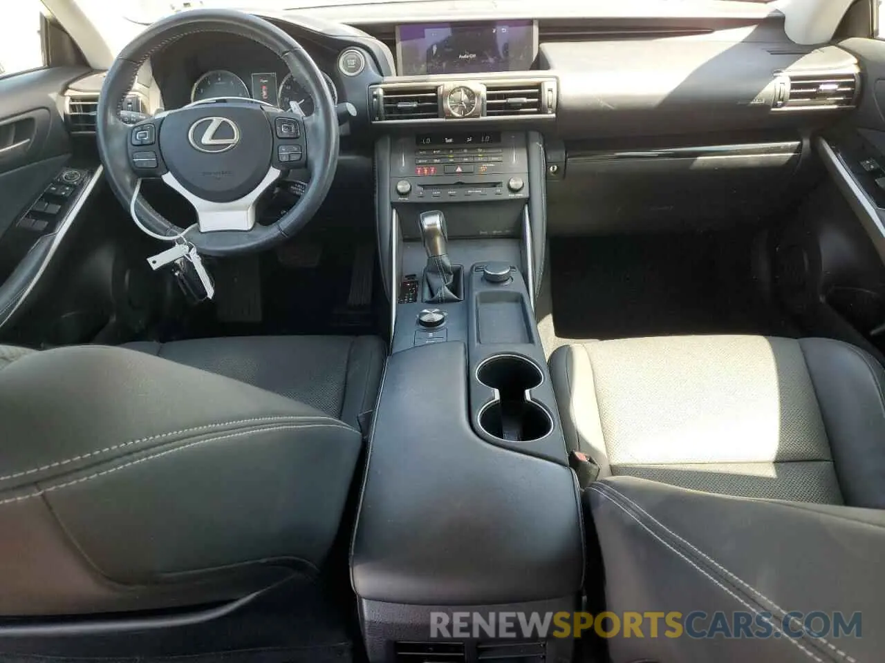8 fotografías del automóvil dañado JTHBA1D22K5084267 LEXUS IS 2019