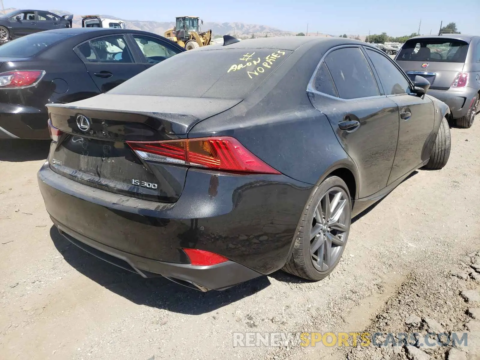 4 fotografías del automóvil dañado JTHBA1D22K5095155 LEXUS IS 2019