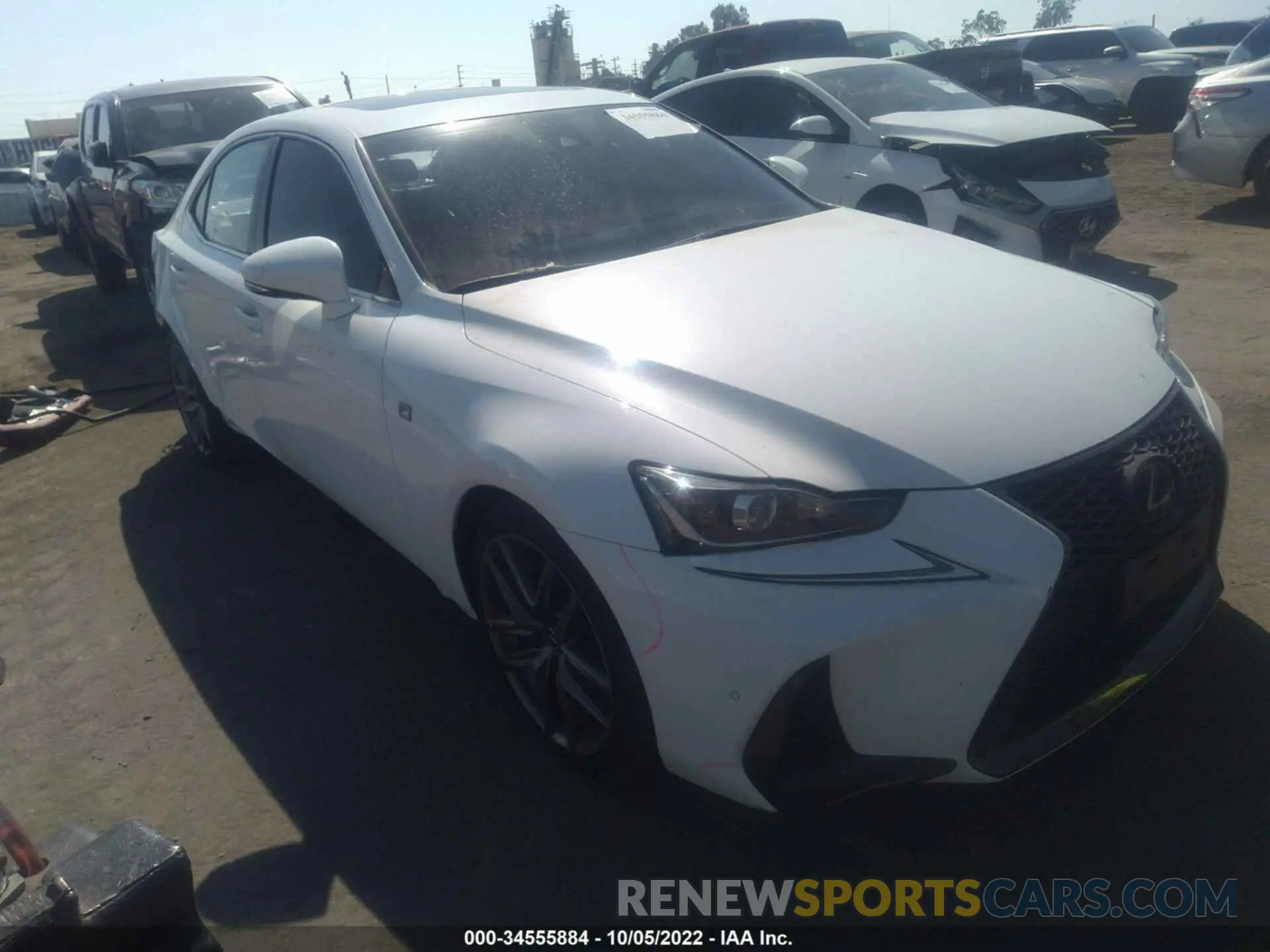 1 fotografías del automóvil dañado JTHBA1D23K5099456 LEXUS IS 2019