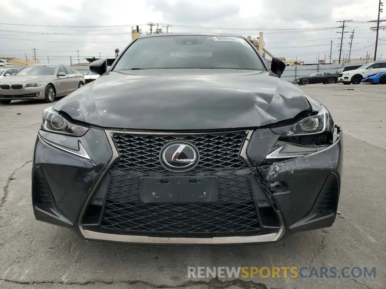 5 fotografías del automóvil dañado JTHBA1D25K5087678 LEXUS IS 2019