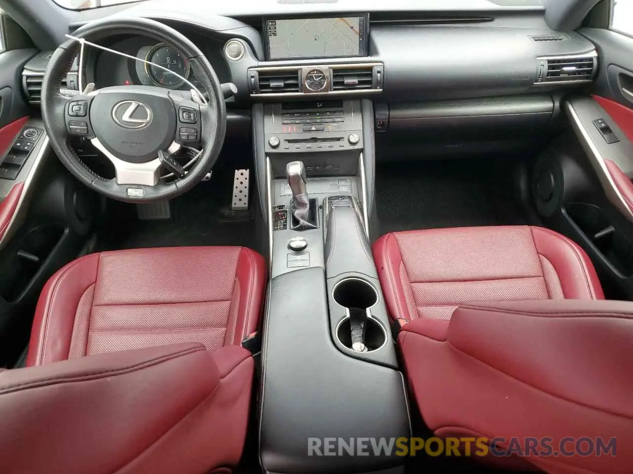 8 fotografías del automóvil dañado JTHBA1D25K5087678 LEXUS IS 2019