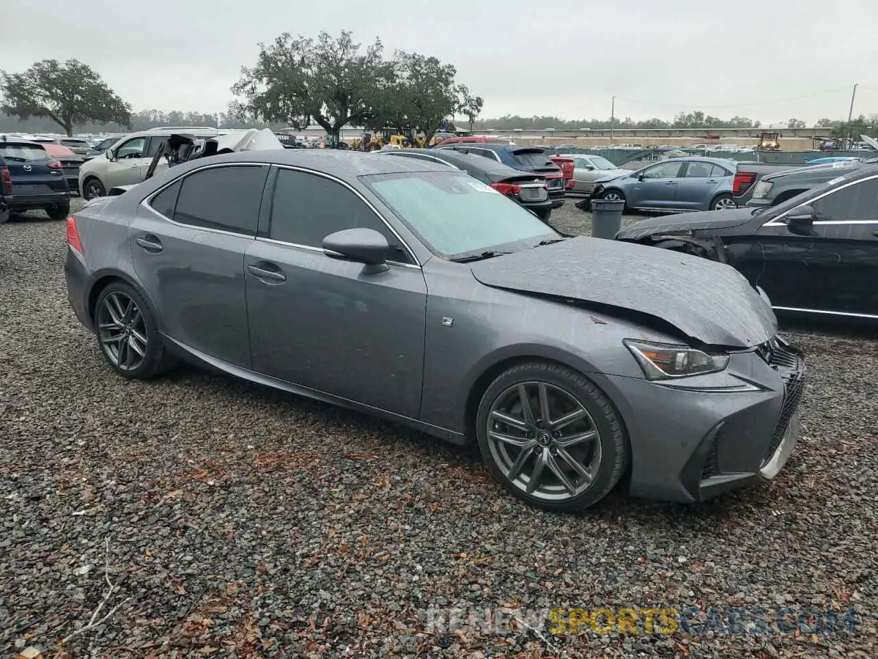 4 fotografías del automóvil dañado JTHBA1D25K5092007 LEXUS IS 2019