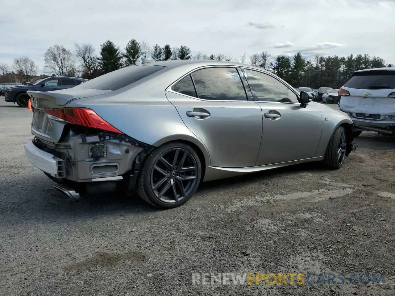 3 fotografías del automóvil dañado JTHBA1D25K5095103 LEXUS IS 2019