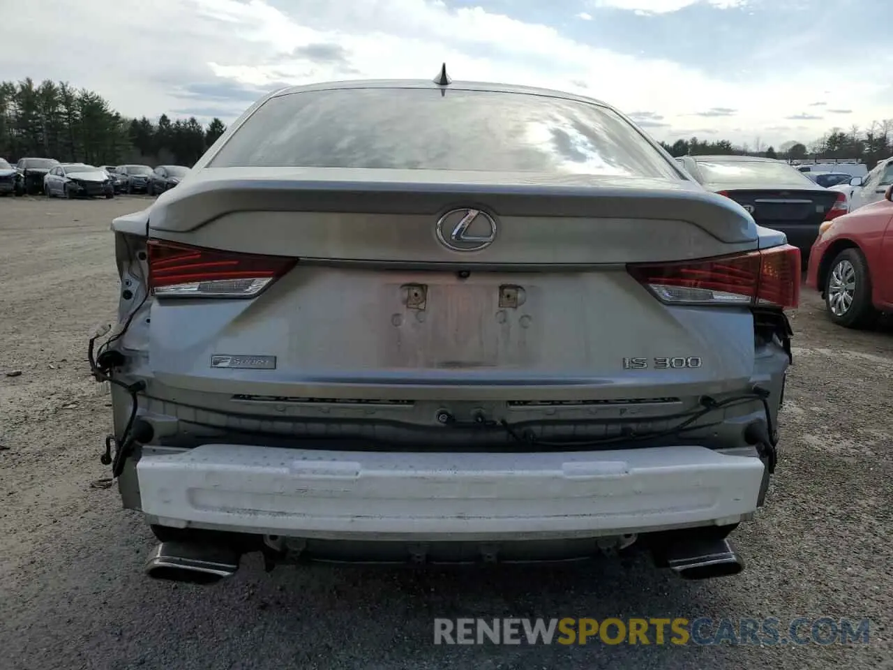 6 fotografías del automóvil dañado JTHBA1D25K5095103 LEXUS IS 2019