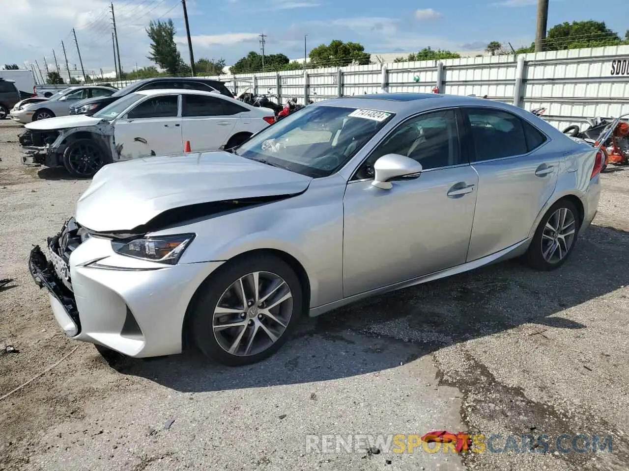 1 fotografías del automóvil dañado JTHBA1D26K5084031 LEXUS IS 2019
