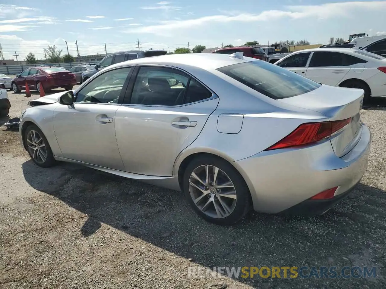 2 fotografías del automóvil dañado JTHBA1D26K5084031 LEXUS IS 2019