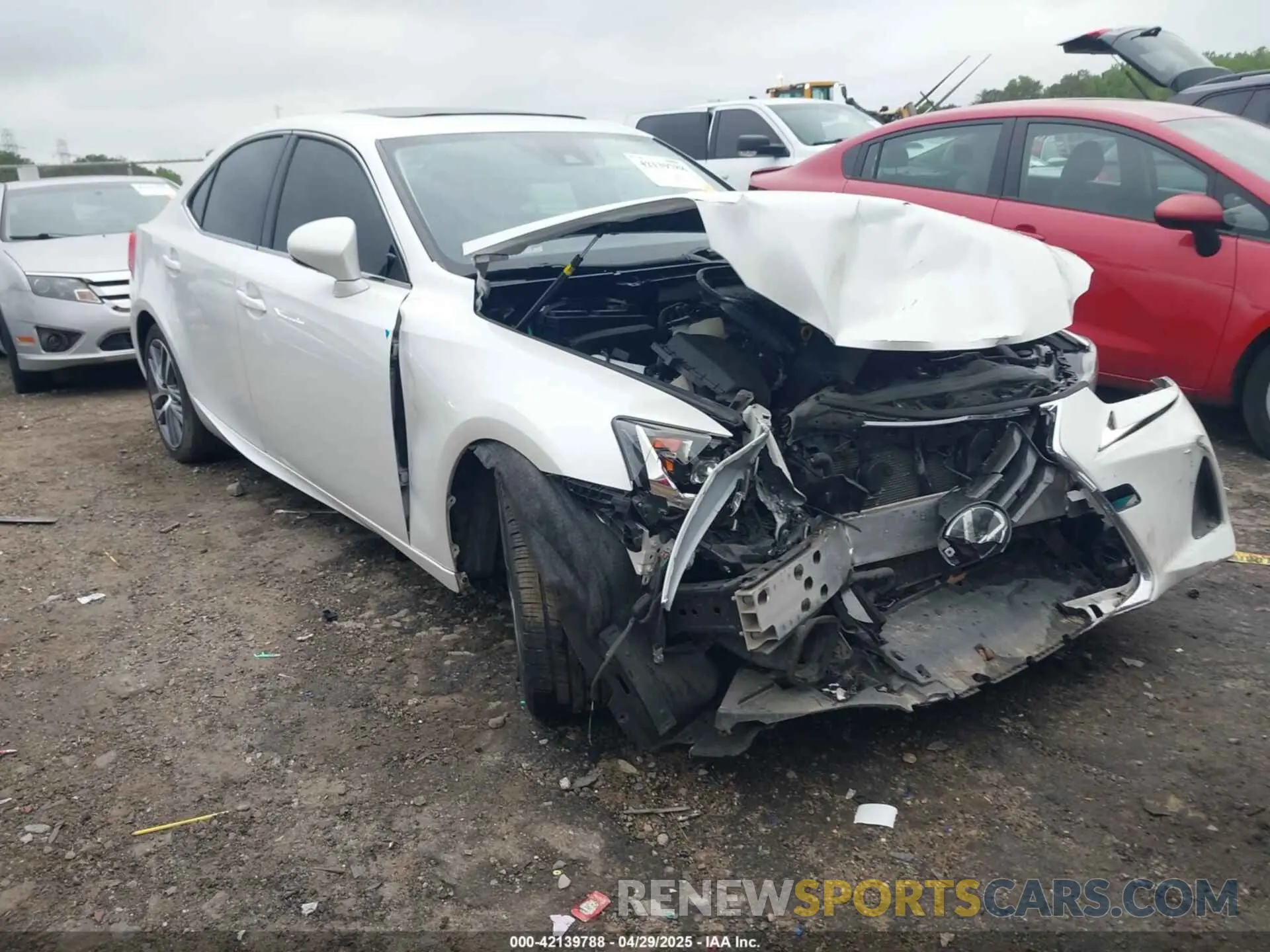 1 fotografías del automóvil dañado JTHBA1D26K5087074 LEXUS IS 2019