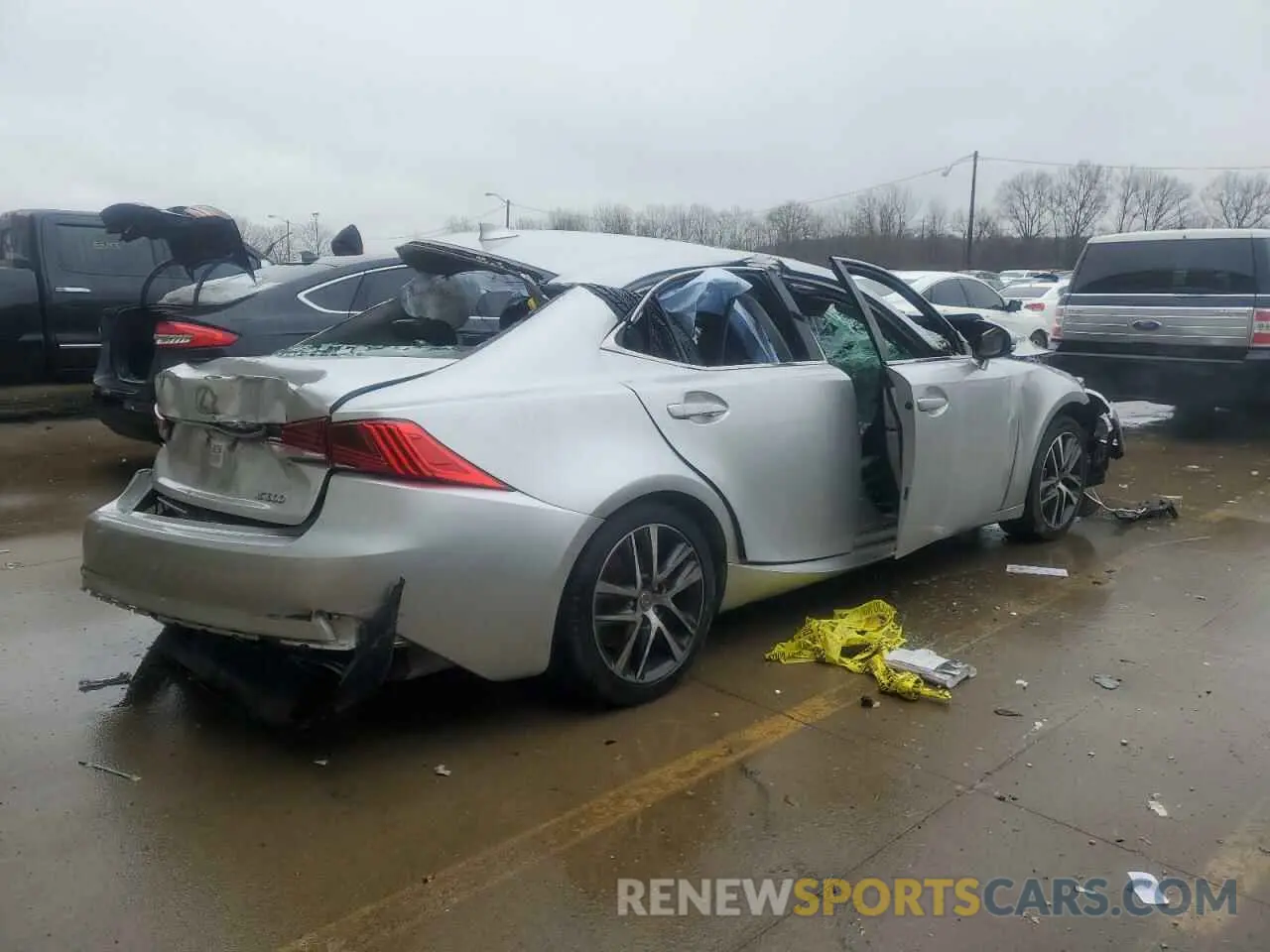 3 fotografías del automóvil dañado JTHBA1D26K5097345 LEXUS IS 2019
