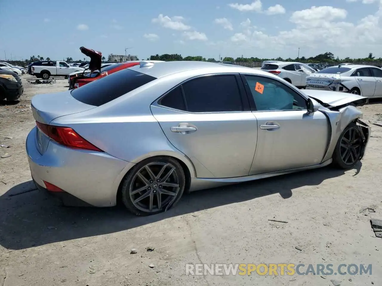 3 fotografías del automóvil dañado JTHBA1D26K5098155 LEXUS IS 2019