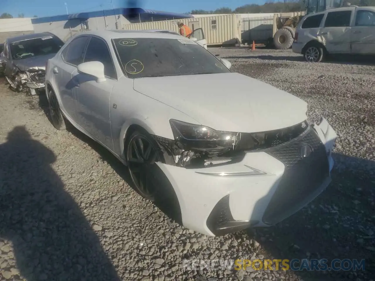 1 fotografías del automóvil dañado JTHBA1D27K5087133 LEXUS IS 2019