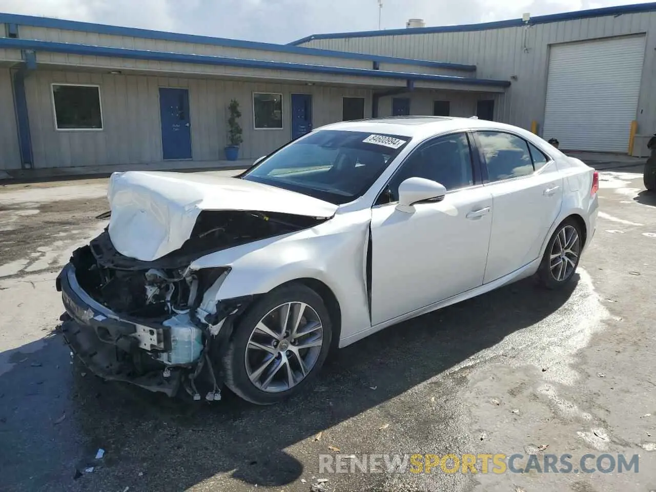 1 fotografías del automóvil dañado JTHBA1D27K5098570 LEXUS IS 2019