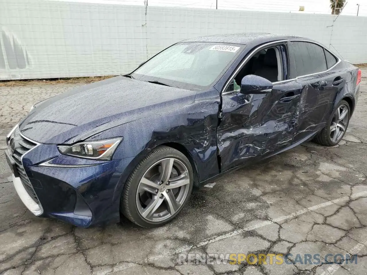1 fotografías del automóvil dañado JTHBA1D28K5100097 LEXUS IS 2019