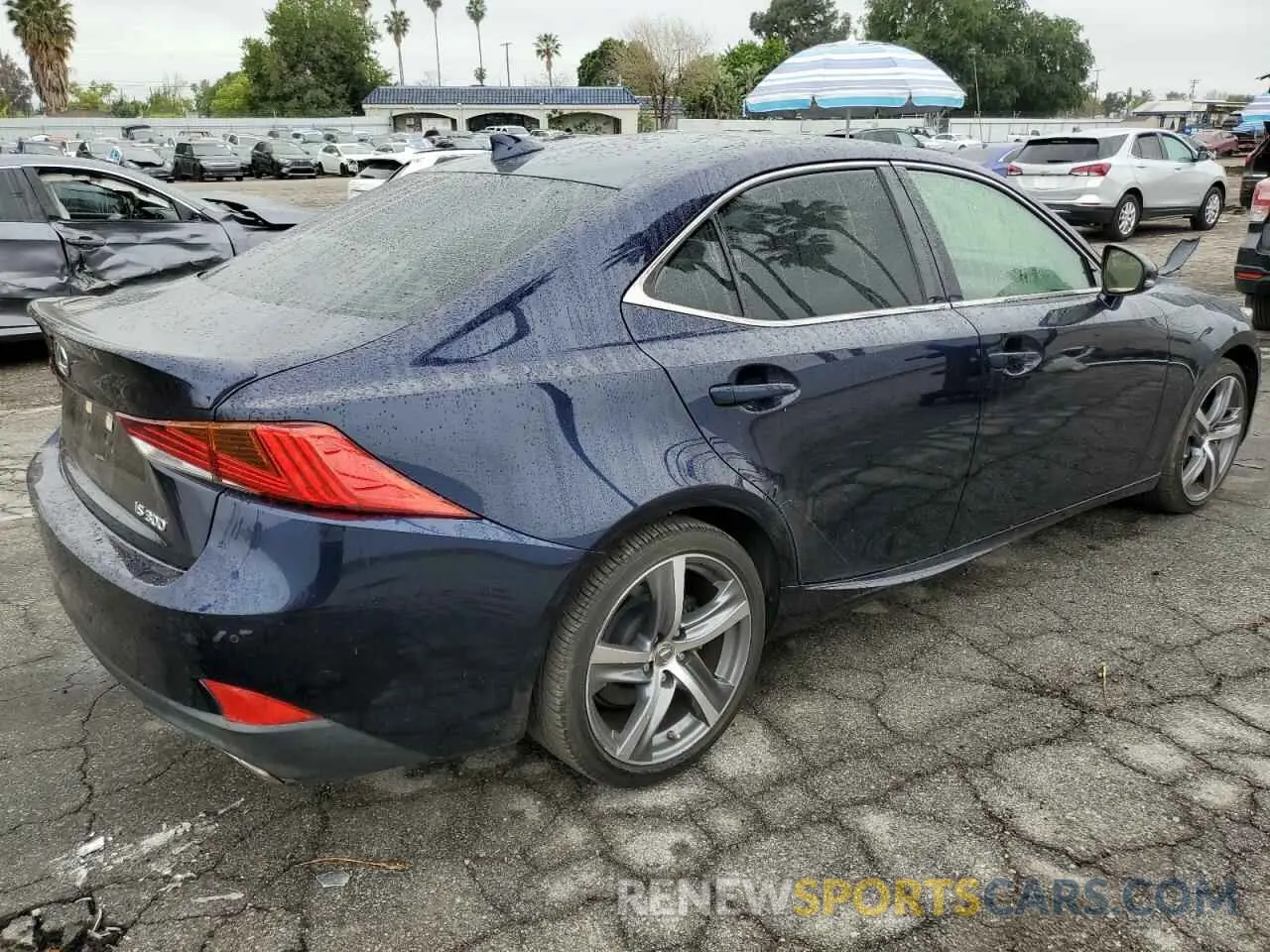 3 fotografías del automóvil dañado JTHBA1D28K5100097 LEXUS IS 2019