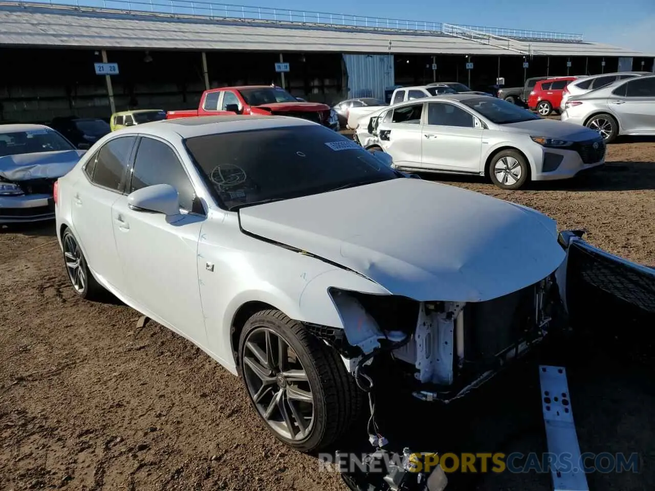 1 fotografías del automóvil dañado JTHBA1D29K5087067 LEXUS IS 2019
