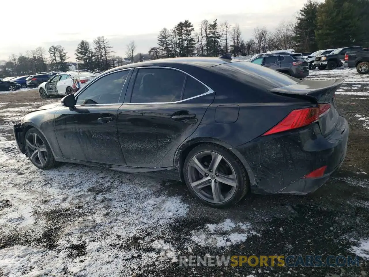 2 fotografías del automóvil dañado JTHBA1D29K5087943 LEXUS IS 2019