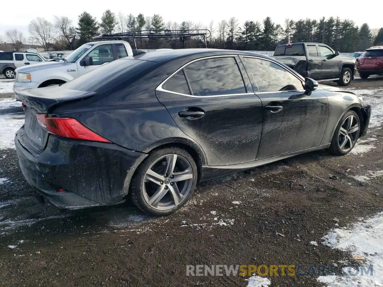 3 fotografías del automóvil dañado JTHBA1D29K5087943 LEXUS IS 2019