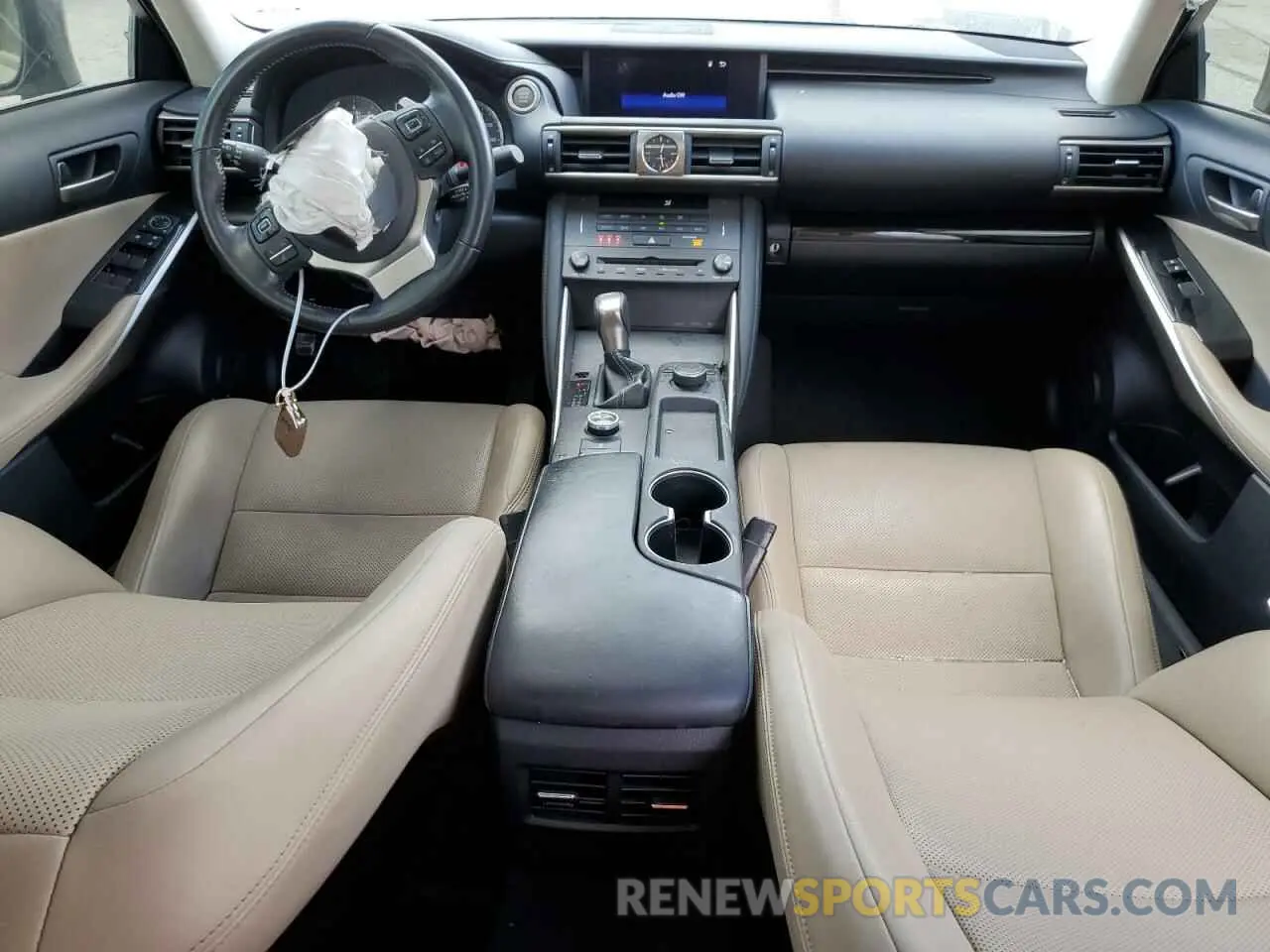 8 fotografías del automóvil dañado JTHBA1D2XK5092097 LEXUS IS 2019