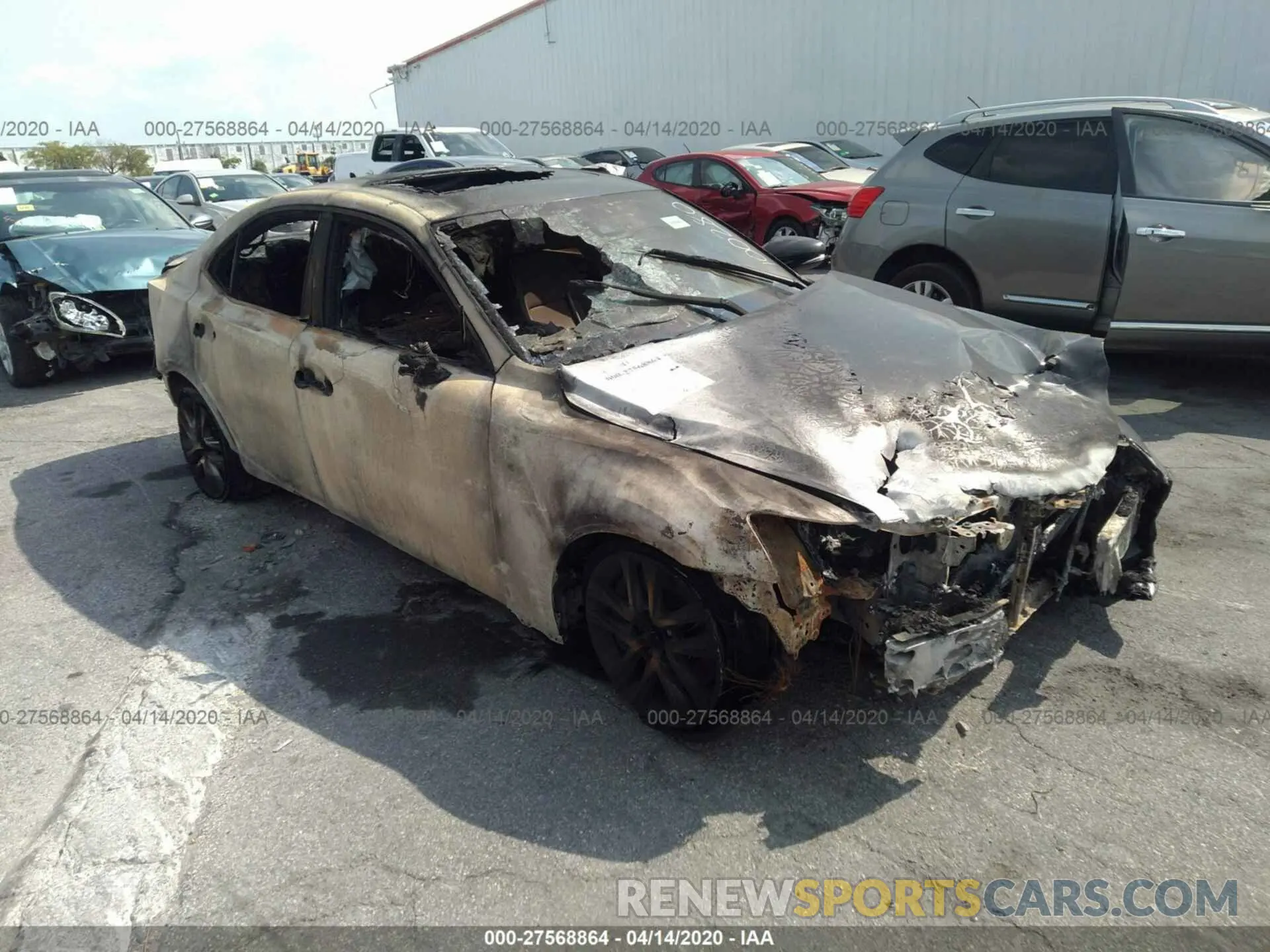 1 fotografías del automóvil dañado JTHBA1D2XK5100280 LEXUS IS 2019