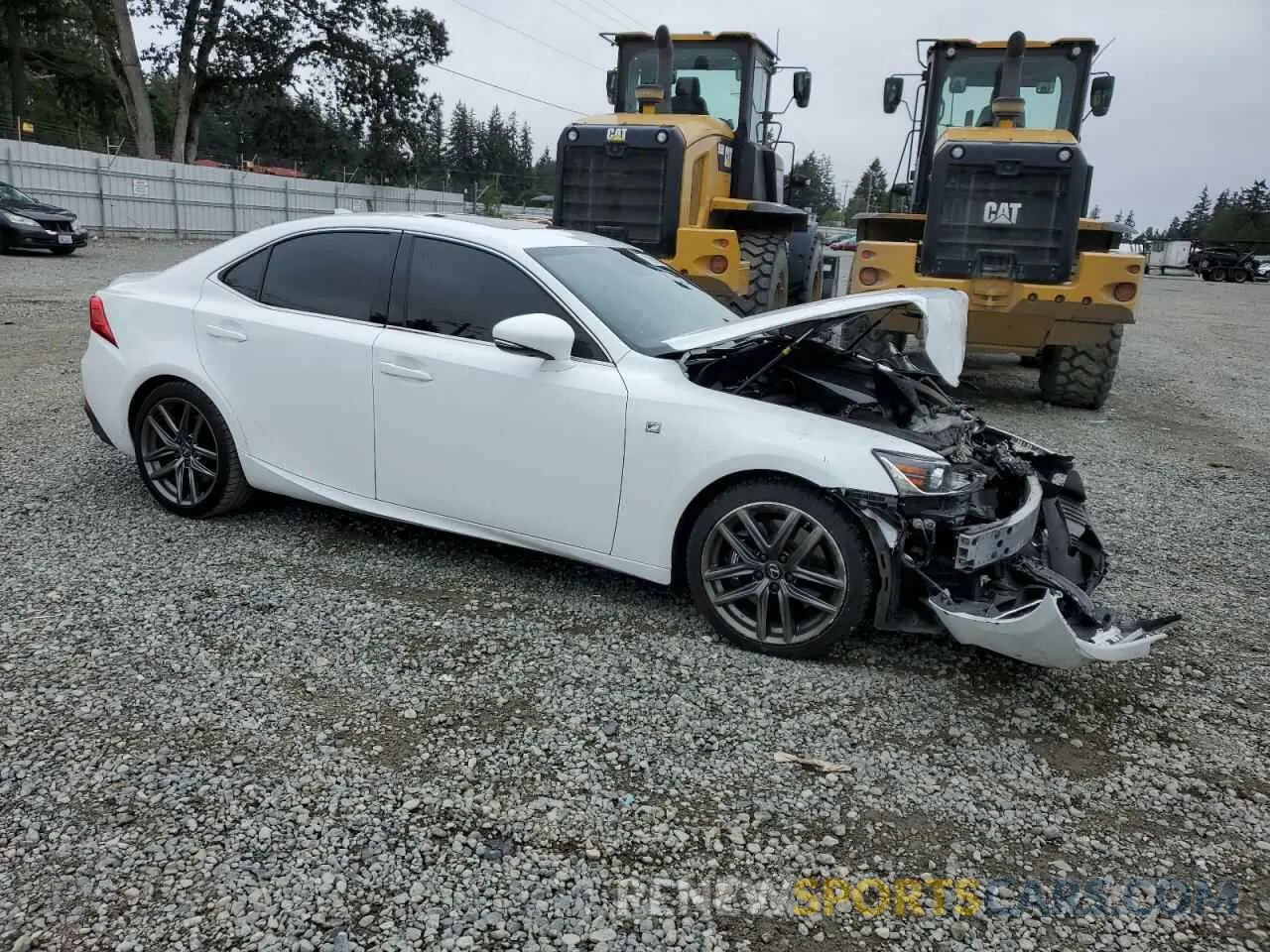 4 fotografías del automóvil dañado JTHBZ1D26K5034044 LEXUS IS 2019