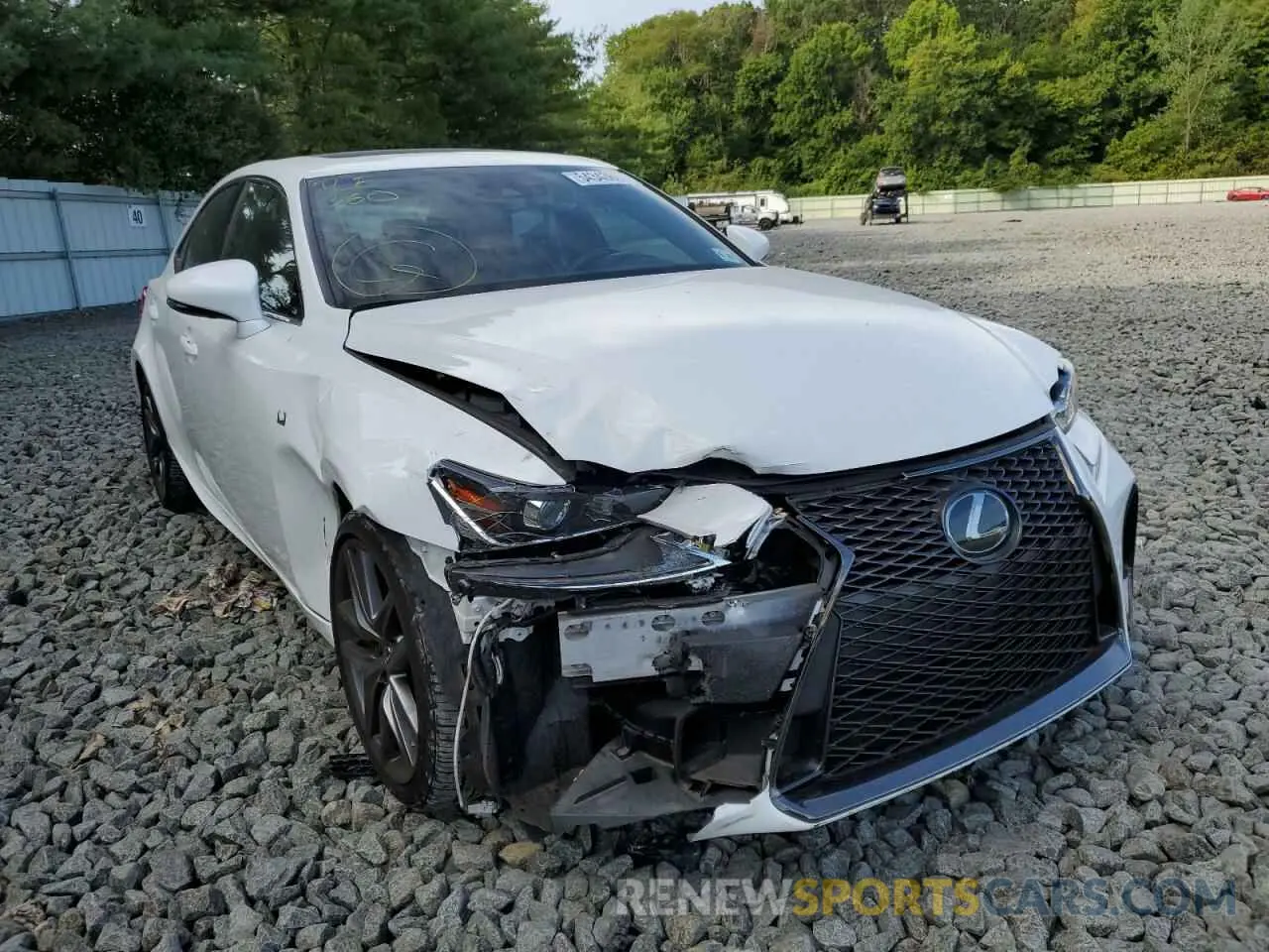 1 fotografías del automóvil dañado JTHC81D20K5037125 LEXUS IS 2019