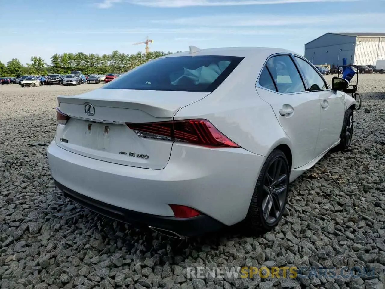 4 fotografías del automóvil dañado JTHC81D20K5037125 LEXUS IS 2019